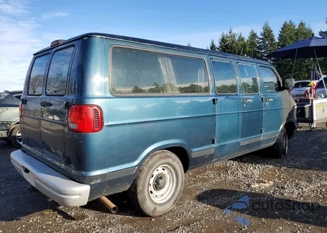 2001 Dodge Ram Van B1500 z USA, uszkodzony, nr VIN 2B7HB11X91K553552